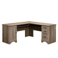 Sauder Harbor View Computer Desk, 66.14D x 66.14W x 30.28H , Salt Oak finish