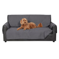 Furhaven Waterproof & Non-Slip Sofa/Couch Cover Protector for Dogs, Cats, & Children - Quilted Paw Print Living Room Furniture C