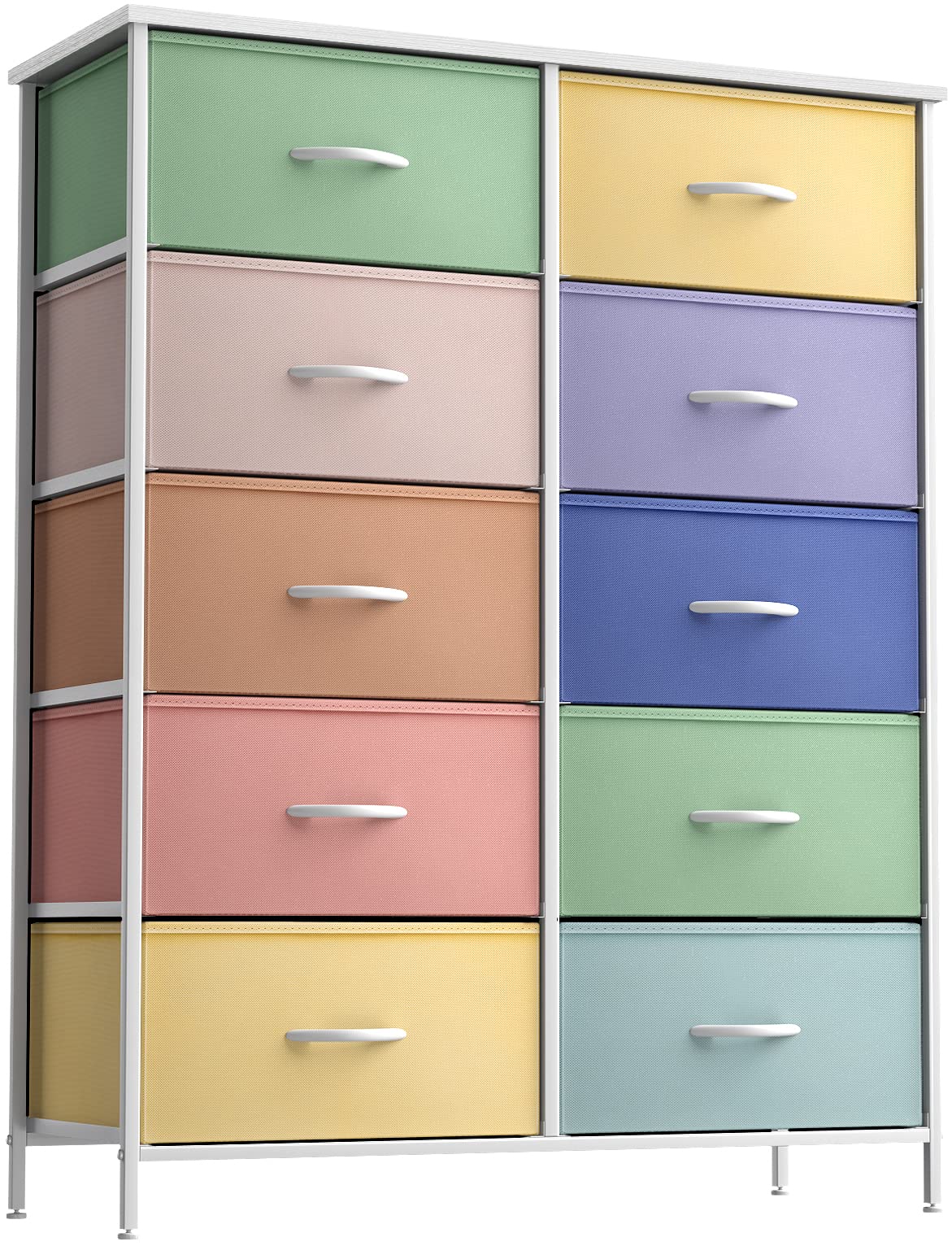 Sorbus Kids Dresser with 8 Drawers - Furniture Storage Chest Tower Unit for Bedroom, Hallway, Closet, Office Organization - Stee