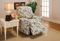 Madison - JER-LGRECL-BLFL Jersey Large Recliner Slipcover, Blue
