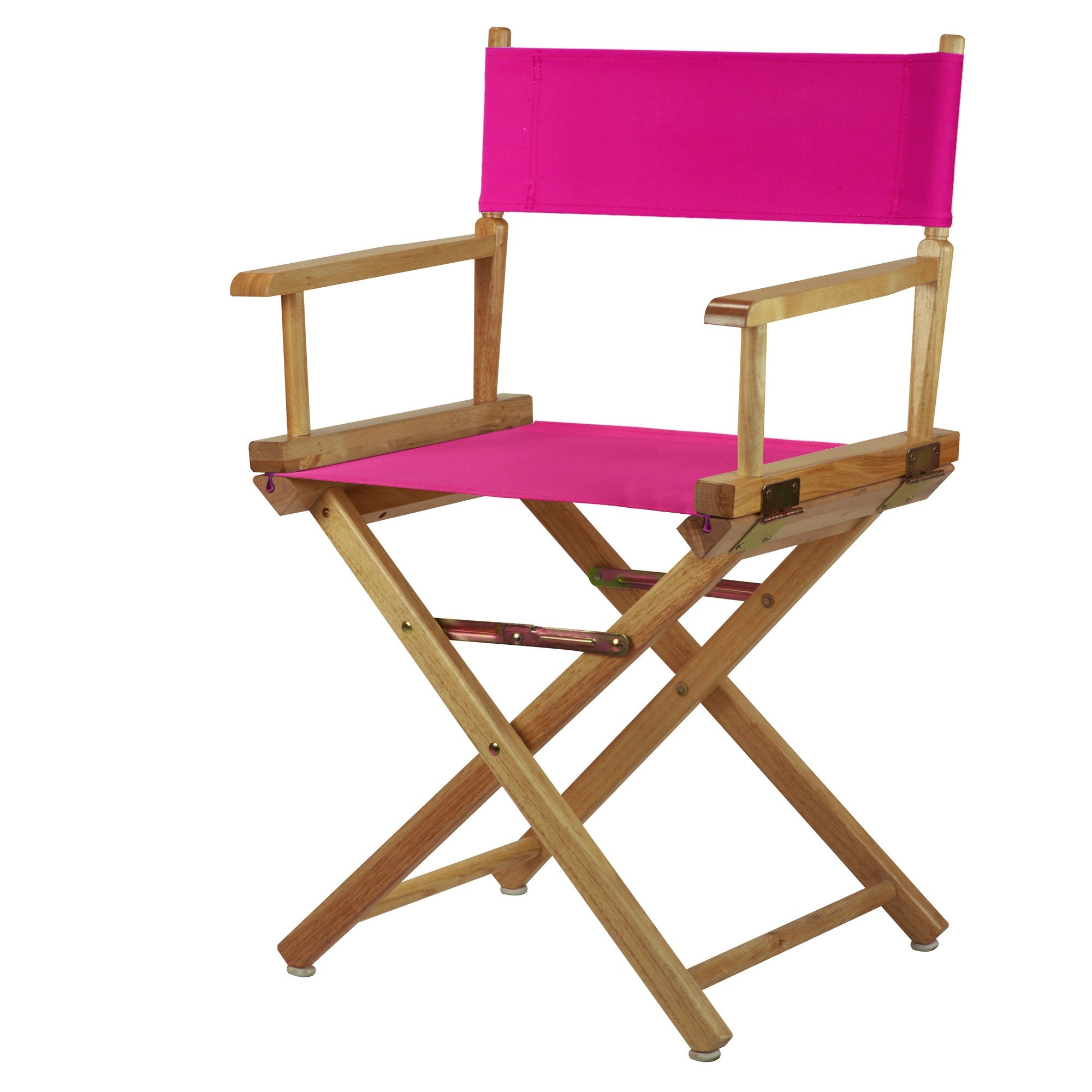 Casual Home 200-00/021-30 18 Natural Frame-Magenta Canvas Director Chair Classic Height