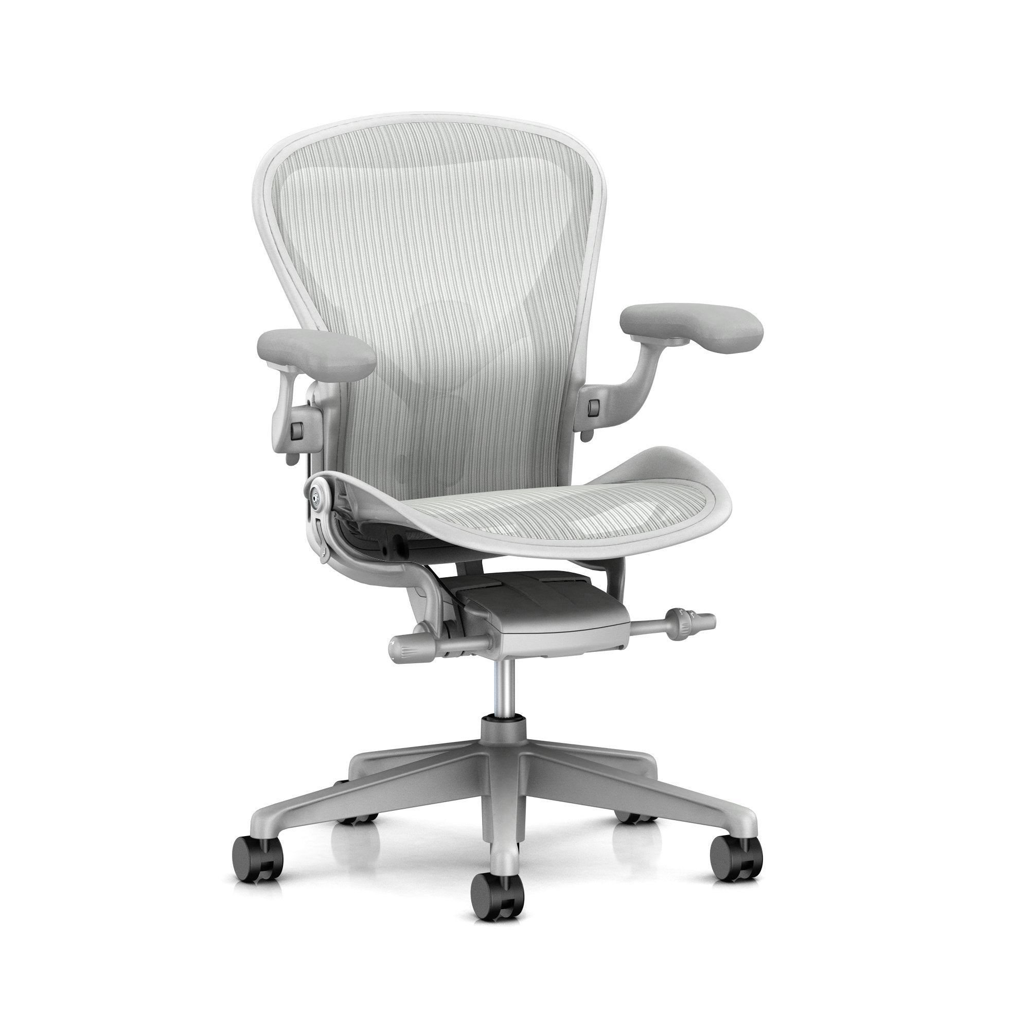 Herman Miller Aeron Ergonomic Chair - Size B, Mineral