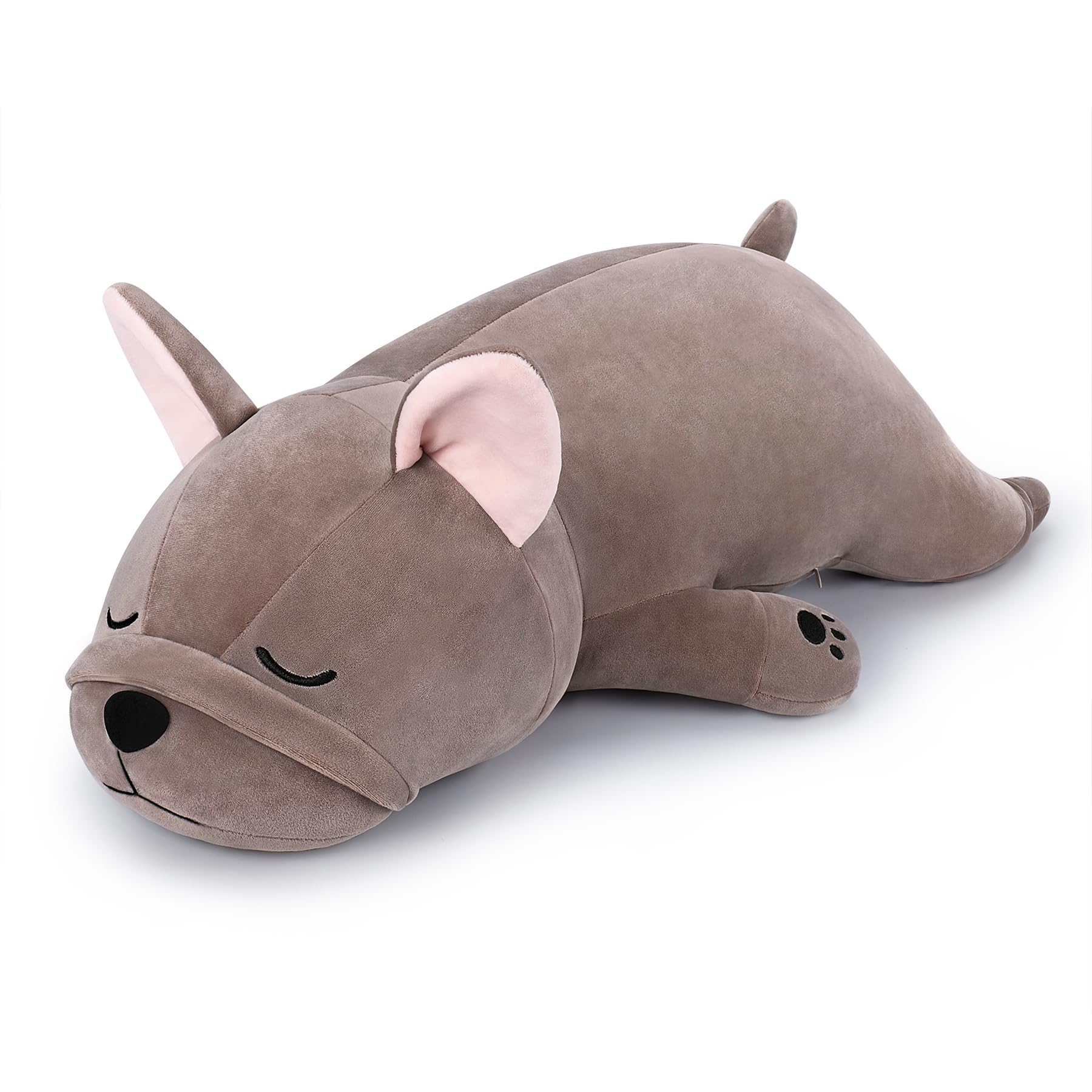 Auspicious beginning 19 Large French Bulldog Plush Stuffed Animal- French Bulldog Dog Plush Pillow Plushies, Big Sleeping Body
