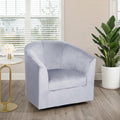 Ariana 360 Degree Swivel Barrel Chair Swivel Accent Chair for Living Room with Armrest Small Accent Chair for Home Barrel Chairs