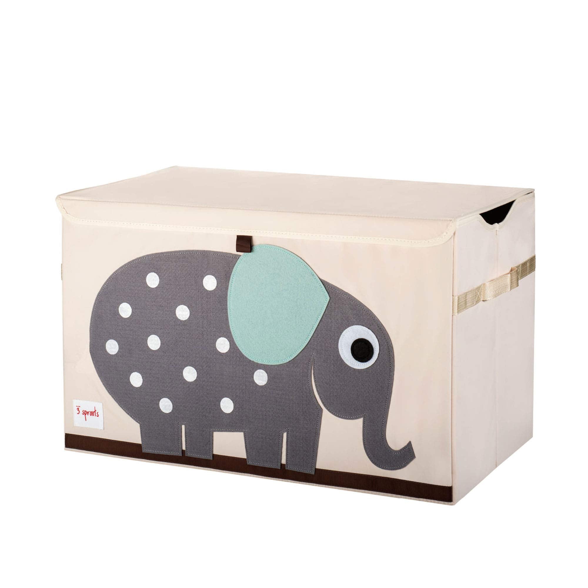 3 Sprouts Large Toy chest for Kids - Durable Toy Organizer and Storage Box, Perfect for Boys and girls Playroom, Nursery and Bed