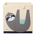 3 Sprouts Toy Storage Organizer: Toy Box Cube Organizer for Playroom, Nursery - Foldable Storage Bin - Sloth