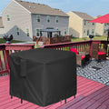 Izzybang 5 Piece Bar Height Patio Dining Set Covers Waterproof Outdoor 66 Inch Square Patio Furniture Bar Height High Top Bistro