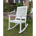 International Caravan Royal Fiji Porch Rocker Antique White