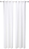 Comfort Spaces Grasscloth Room Darkening Window Curtain Pair / 2 Pieces Panels Grommet Top Energy Efficient Saving Drapes for Li