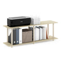 Furinno Turn-N-Tube No Tools Modern Rectangle Side Table, Bauhaus Oak/Beige