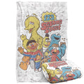 Trevco Sesame Street 123 Sesame Street Silky Touch Super Soft Throw Blanket 36 x 58