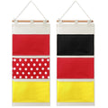 Riakrum 2 Pcs Fish Extenders Gift Hanger with 3 Pockets FE Hanging Organizer Easily Customize 2025 Cruise Travel FE for Gift Exc