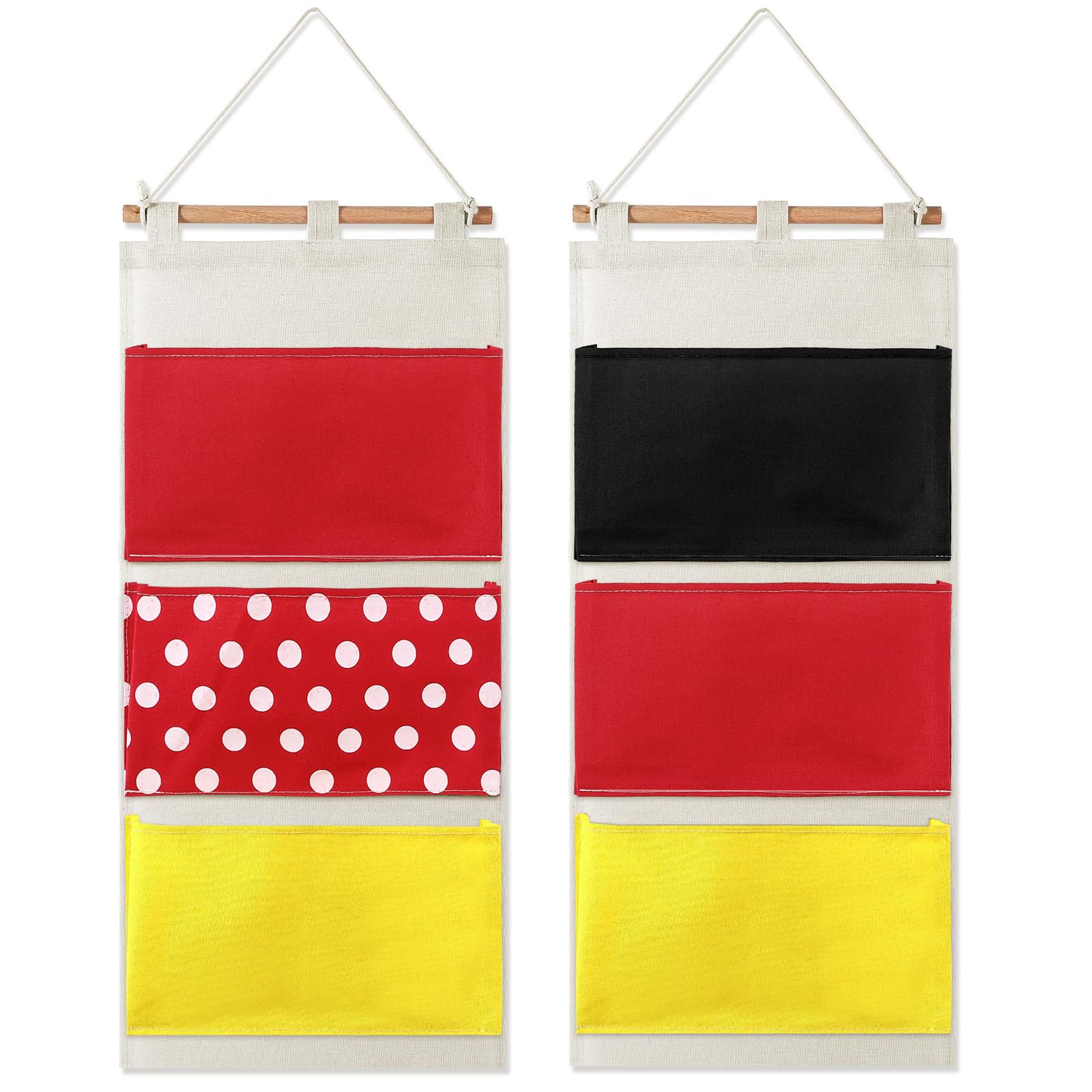 Riakrum 2 Pcs Fish Extenders Gift Hanger with 3 Pockets FE Hanging Organizer Easily Customize 2025 Cruise Travel FE for Gift Exc