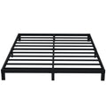 EMODA 6 Inch California King Bed Frames Heavy Duty Metal Cal King Platform with Steel Slats Support, No Box Spring Needed, Noise