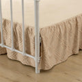 Bed Skirt King Size, Ruffled Bed Skirt with Split Corners, King Bed Skirt 14 Inch Drop, Boho King Size Bed Skirt for Ruffled Bed