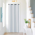 NICETOWN Door Curtain 80 inches Length, Room Darkening Privacy Doorway Drape Easy Sliding Grommet Thermal Insulated Curtain for 