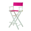 Casual Home 230-01/021-30 Director Chair, 30 - Bar Height, WhiteFrame/Magenta Canvas