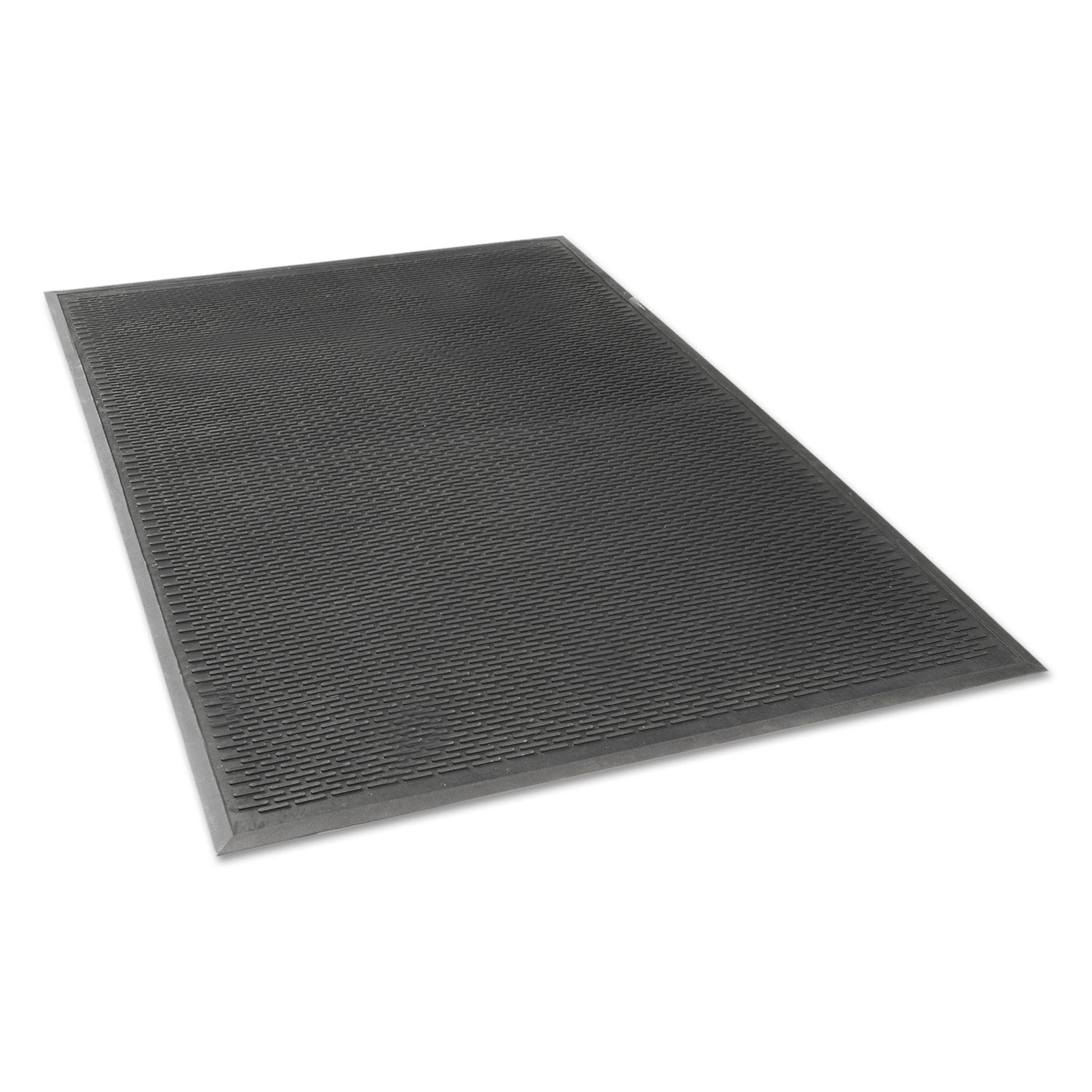 Crown TD0046BK Crown-Tred Indoor/Outdoor Scraper Mat, Rubber, 43 3/4 x 66 3/4, Black