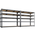 48W Garage Shelving, 3050LBS Storage Shelves heavy duty, 5 Tier Metal Shelving Unit Adjustable Garage Shelves Heavy Duty Shelvin