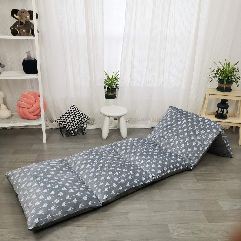 ICOPUCA Floor Lounger Pillow casing for boy Girl, Soft Minky Plush, Arrow Print, Cover/Sleeve Only! Perfect Reading and Watching