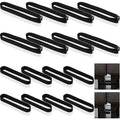 16 Pieces Rubber Couch Sectional Connectors Non Slip Sectional Sofa Locks with Hook and Loop Cinch Clips Innovative Double Couch