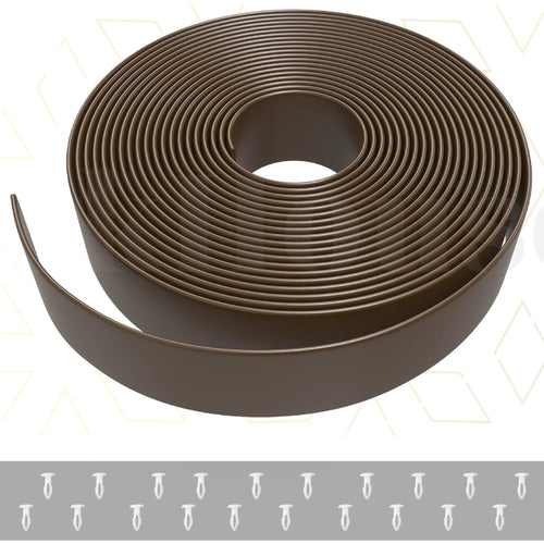 1.5 Vinyl Straps for Patio Chairs Repair Kit Vinyl Chair Strapping Outdoor Patio Furniture Repair 20 Matte Finish (Dark Brown) 