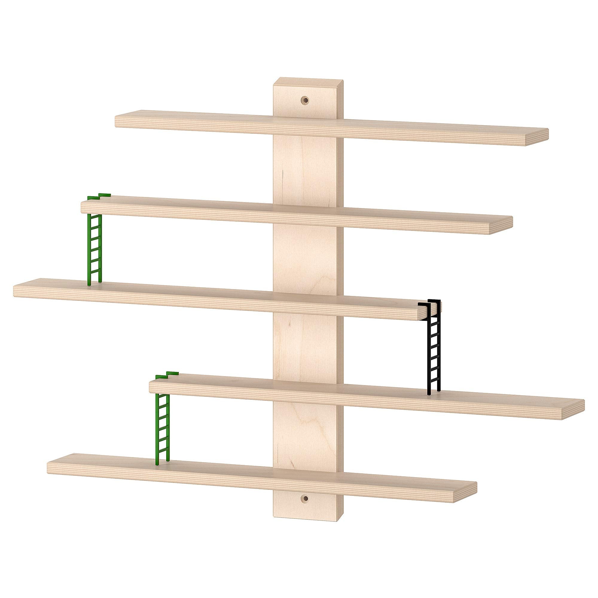 IKEA LUSTIGT Wall Shelf,Wooden, 37x37 cm (14 5/8x14 5/8)