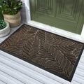 Yimobra Sturdy Door Mat, Heavy Duty Front Welcome Mats for Home Entrance Outdoor Indoor, Doormat for Outside Back Patio Floor En