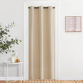 NICETOWN Doorway Curtains, Room Darkening Curtain and Drape Energy Efficient Warmth Grommet Curtain for Office & Classroom (Bisc