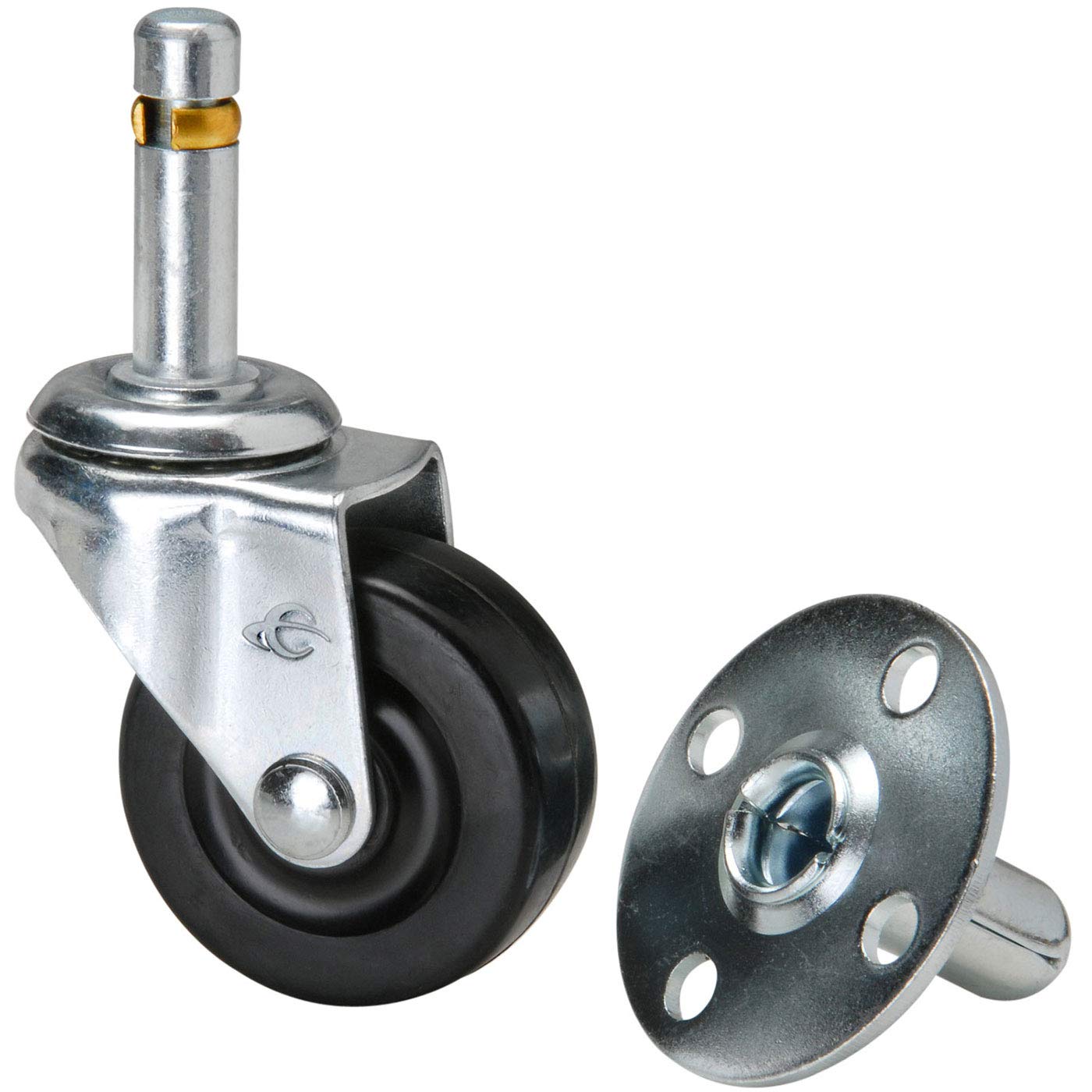 Penn-Elcom Push-in Caster with Metal Socket Amplifier Cabinet 5295/5299