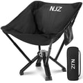 NJZ Compact Camping Chair, Portable Comfortable Camping Chair for Adults - 600 LBS Capacity Sturdy Camping Folding Chair with Qu