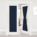 NICETOWN Blackout French Door Curtain - Thermal Insulated Side Door Window Curtain Panel Drape for Front Entry Way/Kitchen/Dinin