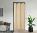 PI Blackout Door Curtains,Thermal Insulated Room Darkening PRICACY Doorway Curtain Window Treatment,Room Divider Curtain Closet 
