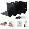 STORAGE MANIAC Floating Book Shelves for Wall Mounted Invisible Floating Bookshelves Heavy-Duty Steel Hidden Bookshelf Hanging B