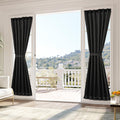 Vatge Blackout French Door Curtains Sidelight Curtains for Front Door Privacy, Side Door Window Curtains for Glass Door, 1 Panel
