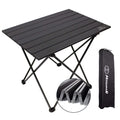 MSSOHKAN Camping Table Folding Portable Camp Side Table Aluminum Lightweight Carry Bag Beach Outdoor Hiking Picnics BBQ Cooking 
