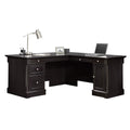 Sauder Palladia L-Desk, L: 68.74 x W: 65.12 x H: 29.61, Wind Oak