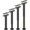 Wlrrcwdttc 4 Pcs Adjustable Height Bed Support Legs 10-17 inch, Bed Frame Center Support Legs for Bed Frame/Bed Center Slat/Furn