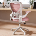GYI Computer Desk Chair, Ergonomic Office Desk Chairs with Mesh Back, Adjustable Lumbar Support, Height, 3D Flip-up Arms, Wheels