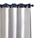 DriftAway Thermal Insulated 100 Percent Darkening Blackout Curtain Liner 2 Panels Each Liner Size 50 Inch by 92 Inch Rings Inclu