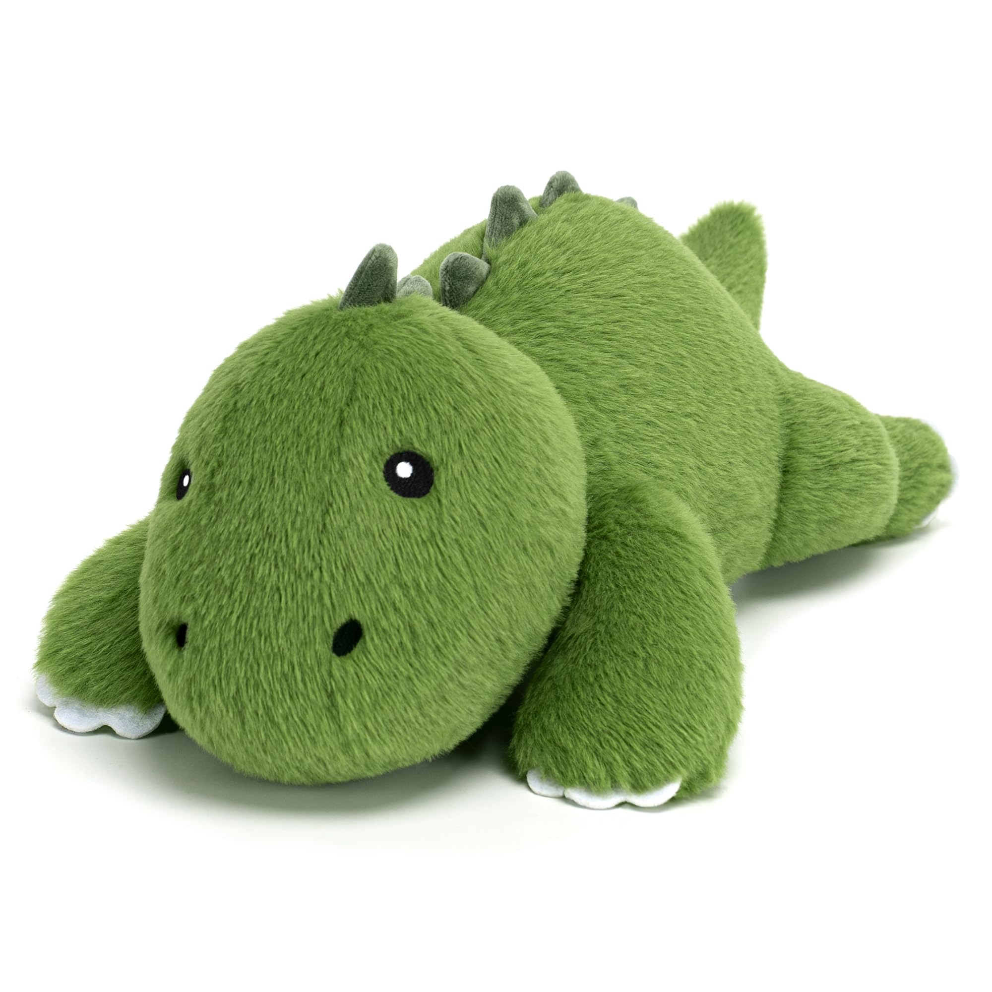 SQEQE Weighted Stuffed Animals Dinosaur, Weighted Dinosaur Plush for Stress Relief, Cute Dino Plushies Pillow Toy for Adults Bed