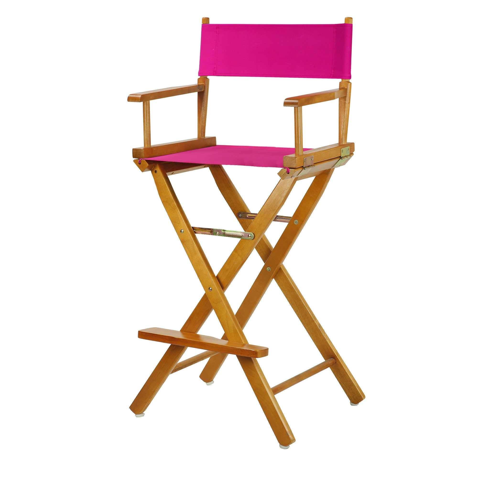 Casual Home 230-05/021-30 Director Chair 30 - Bar Height Honey OakFrame/Magenta Canvas