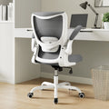 MUXX.STIL Office Chair, Ergonomic Desk Chair with Adjustable Lumbar Support and Flip up Armrest, Breathable Mesh Computer Chair 