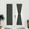NICETOWN Door Curtains 72 inche Long, French Door Shades for Doorway Privacy, Thermal Insulated Window Covering for Bedroom, 30 