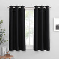 PONY DANCE Bedroom Blackout Curtains - Thermal Insulated Curtain Panels Window Treatments Grommet Top Light Blocking Home Decora