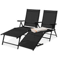 Best Choice Products Set of 2 Outdoor Patio Chaise Lounge Chair Adjustable Reclining Folding Pool Lounger for Poolside, Deck, Ba