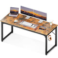 Coleshome 63 Inch Computer Desk, Modern Simple Style Desk for Home Office, Study Student Writing Desk, Vintage