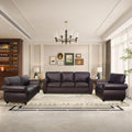 Couchus Living Room Furniture Sets,Sofa Sets and Couch Sets for Living Room,Mid-Century Vintage Sofa Couches with Rivet Design (