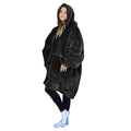 Oversized Hoodie Blanket Sweatshirt Comfortable Sherpa Giant Wearable Blankets Gift for Adults Men Women Teenagers Wife Girlfrie