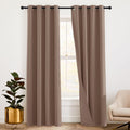 RYB HOME Noise Cancelling Curtains - 3 Layers Blackout Curtains Privacy Window Treatment Thermal Insulated Room Divider Drapes f